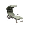 **Transat pliable avec ombrelle et accoudoirs - Confort extérieur**